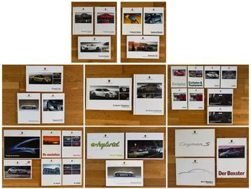 Folders Porsche, o.a. exclusive, tequipment, modellen beschikbaar voor biedingen