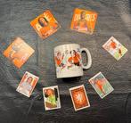 oranje voetbal pakket generatie mok + onderzetter + sticker, Ophalen of Verzenden, Zo goed als nieuw, Overige binnenlandse clubs