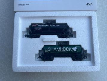 Marklin H0 4581 OVP 2 delige ketelwagen set Texas beschikbaar voor biedingen