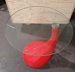 Nuvigro bijzettafel rood, Ophalen, Rond, Minder dan 55 cm, 45 tot 60 cm