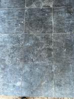 16 m2 belgisch hardsteen tegels van 40x40x3 cm, Ophalen, Gebruikt, Hardsteen, 10 m² of meer
