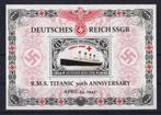 X220) 1942 Reich SSGB Propagandablok Titanic geen garantie, Postzegels en Munten, Ophalen of Verzenden, Duitse Keizerrijk, Postfris