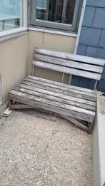 Palletbank 115 x 65 cm., Tuin en Terras, Ophalen, Gebruikt, Hout