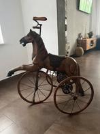 Antieke driewieler paard licht beschadigd, Antiek en Kunst, Antiek | Speelgoed, Ophalen of Verzenden