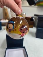 Vintage glazen kerstbal van Unicef 
In bewaardoos, Diversen, Ophalen