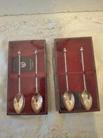 Schoonhoven Zilverstad bv - 4 verzilverde theelepeltjes, Ophalen of Verzenden