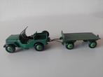 Dinky Toys Jeep met Aanhangwagen, Hobby en Vrije tijd, Ophalen of Verzenden, Gebruikt, Auto, Dinky Toys