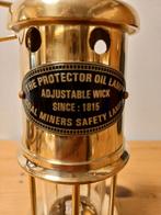 Mijnwerkerslamp 'The Protector' - Olielamp, Antiek en Kunst, Ophalen of Verzenden