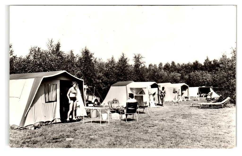 Lemelerveld, Camping Heidepark, Verzamelen, Ansichtkaarten | Nederland, Gelopen, Overijssel, 1960 tot 1980, Ophalen of Verzenden