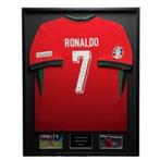 Cristiano Ronaldo Portugal 2024 ingelijst thuis shirt, Buitenlandse clubs, Soccersignings.nl, Shirt, Nieuw