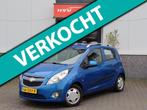Chevrolet Spark 1.0 16V LS Bi-Fuel airco *apk 05-2026*, Voorwielaandrijving, Euro 5, 4 cilinders, Blauw
