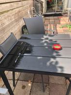Vierkante kunststof tafel van het merk Jutlandia, Tuin en Terras, Tuinsets en Loungesets, Ophalen of Verzenden, Gebruikt, Kunststof