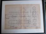 Tram originele tekening en tram boeken, Ophalen of Verzenden, Zo goed als nieuw, Tram, Kaart of Prent