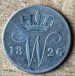 25 cent 1826 Utrecht Willem I (1), Ophalen, Zilver, 25 cent, Koning Willem I