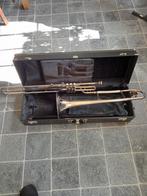 ventieltrombone KING USA , model 2166, verzilverd., Muziek en Instrumenten, Blaasinstrumenten | Trombones, Ophalen of Verzenden