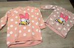 Twinning set moeder / dochter Daisy Duck - maat 122 / M, Disney, Meisje, Trui of Vest, Ophalen of Verzenden