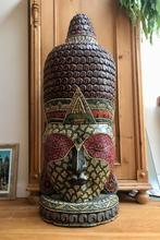 Buddha Beeld Houtgesneden, Huis en Inrichting, Woonaccessoires | Boeddhabeelden, Ophalen of Verzenden, Zo goed als nieuw