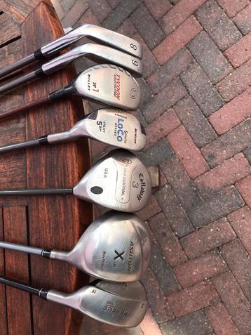 TaylorMade, Callaway, Ashton, Dunlop, Bullet, L.A div clubs beschikbaar voor biedingen