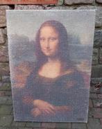 Portret Mona Lisa, henneptouw nylon houten frame, Huis en Inrichting, Woonaccessoires | Schilderijen, Tekeningen en Foto's, Ophalen of Verzenden