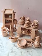Vintage houten Sevi poppenhuis spulletjes, Verzenden, Gebruikt, Gebruiksvoorwerp