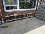 Ladder te koop,uitschuifbaar 2 delen, Doe-het-zelf en Verbouw, Ladders en Trappen, Ophalen, Gebruikt, Ladder, 4 meter of meer