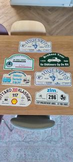 7 rally bordjes auto garage automobilia mancave decoratie, Verzamelen, Ophalen of Verzenden, Gebruikt, Reclamebord