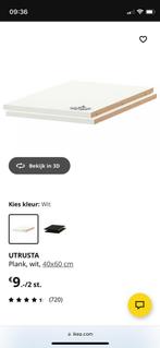 Utrusta Ikea plank, Huis en Inrichting, Keuken | Keukenelementen, Ophalen, Minder dan 50 cm, Wit, Nieuw