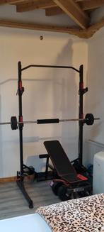 Krachtstation met bankdruk, Sport en Fitness, Ophalen of Verzenden