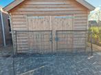 Metalen Poort - 4 Meter Breed, Tuin en Terras, Palen, Balken en Planken, Ophalen, Gebruikt, Minder dan 180 cm, Palen