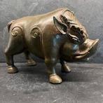 Bronskleurig Zwijn – Decoratief Beeld, Ophalen of Verzenden, Gebruikt, Dier