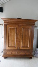 Massief eiken kast, Ophalen, Salonkast, model van Gogh, 150 tot 200 cm, Eikenhout