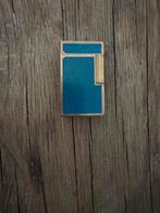 ST Dupunt aansteker goud met Chinees lak, Verzamelen, Rookartikelen, Aanstekers en Luciferdoosjes, Ophalen of Verzenden, Gebruikt