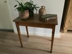 Antieke winkeltafel/ plantentafel (Bouter’s Rotterdam), Ophalen, Gebruikt, 25 tot 50 cm, Rechthoekig