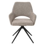 6x Nova Eetkamerstoel Beige - Draaibaar - 35% korting, Overige kleuren, Nieuw, Ophalen of Verzenden, Stof
