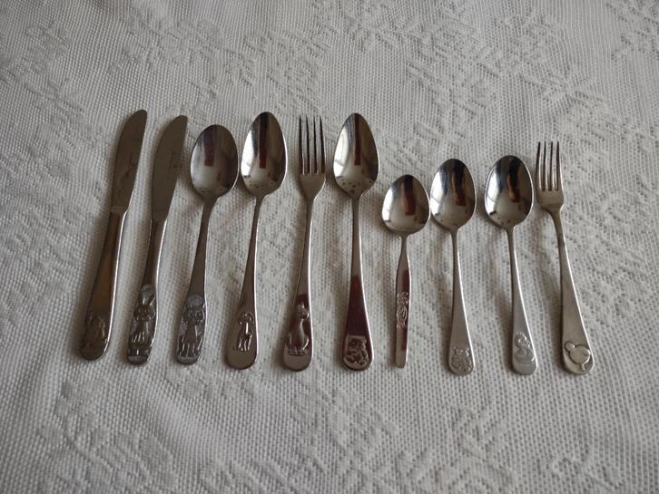 nog enkele "losse" bestekdelen keltum kinderbestek, Antiek en Kunst, Antiek | Bestek, Ophalen of Verzenden