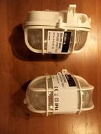 Twee witte bulleye lampen ovaal, Led-lamp, Minder dan 30 watt, Nieuw, E27 (groot)