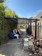Carport Dugreja 5,96 m - 2,83 m – aluminium & polycarbonaat, Tuin en Terras, Ophalen, Zo goed als nieuw, Carport
