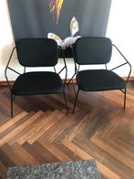 House dokter lounge stoelen Klever., Huis en Inrichting, Stoelen, Ophalen, Zwart, Zo goed als nieuw, Metaal