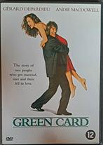 Green Card dvd, romantische komedie., Cd's en Dvd's, Dvd's | Komedie, Ophalen of Verzenden, Romantische komedie, Zo goed als nieuw