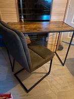 Sidetable/ bureau met heerlijke stoel, Huis en Inrichting, Tafels | Sidetables, Ophalen, 100 tot 150 cm, Zo goed als nieuw, 25 tot 50 cm