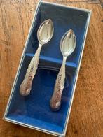 Zilveren Biedermeier Lepeltjes - Nieuw in Doos, Ophalen of Verzenden
