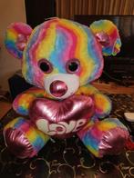 Grote regenboog teddybeer, Kinderen en Baby's, Speelgoed | Knuffels en Pluche, Nieuw, Overige typen, Ophalen