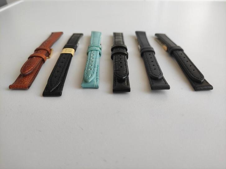 Leren Horlogebandjes - Nieuw - Diverse Maten, Sieraden, Tassen en Uiterlijk, Horloges | Dames, Nieuw, Overige merken, Leer, Ophalen of Verzenden