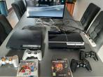 Ps3 phat 150 gb ps3 slim 320 gb, Ophalen, Gebruikt, Met 2 controllers, 320 GB