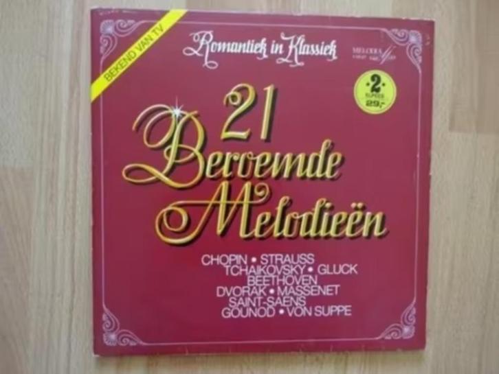 2 LP 's 21 Beroemde Melodieën , 1.10.27 Vinyl Elpee, Cd's en Dvd's, Vinyl | Verzamelalbums, Klassiek, 12 inch, Verzenden