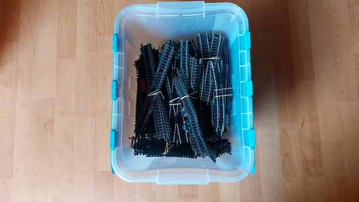 Lima rails en wissels, Hobby en Vrije tijd, Modeltreinen | H0, Gebruikt, Rails, Gelijkstroom, Ophalen of Verzenden