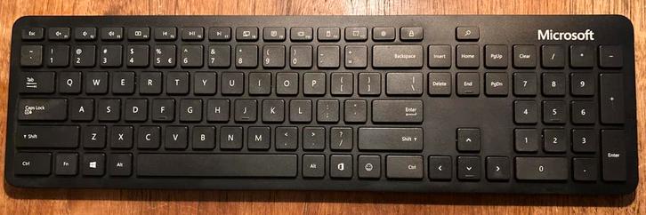 Microsoft draadloos toetsenbord QWERTY, Computers en Software, Toetsenborden, Zo goed als nieuw, Ophalen