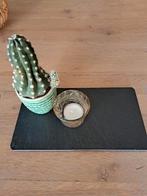 Leistenen onderzetter/kaars/kaasplateau 2514 cm NIEUW/€6,00, Ophalen of Verzenden, Nieuw, Overig
