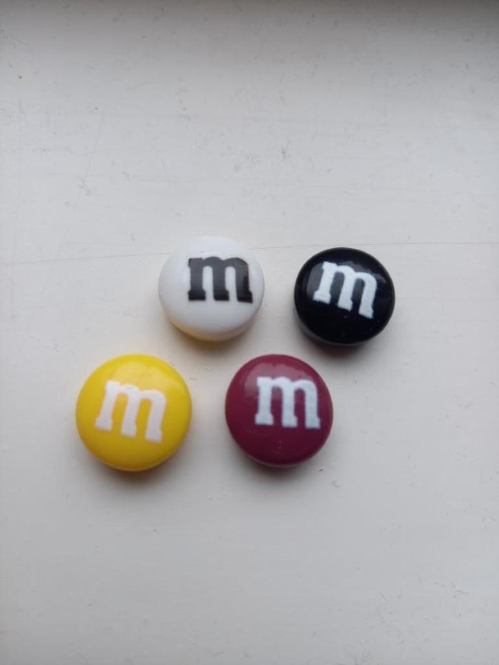 * 4 M&M magneetjes *, Kinderen en Baby's, Speelgoed | Overig, Gebruikt, Jongen of Meisje, Verzenden