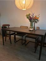 Houten eettafel - Deens design - 160cm, Huis en Inrichting, Tafels | Eettafels, Ophalen, Gebruikt, 50 tot 100 cm, Vijf personen of meer